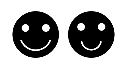 smile icon vector illustration. smile emoticon icon. feedback sign and symbol