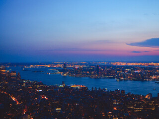 エンパイアステートビルディングからの夜景
