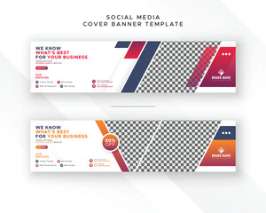 Modern business display exhibition advertisement showcase social media cover linkedin banner web ad post design