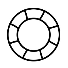 Inner tube Vector Icon

