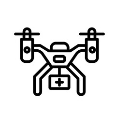 Drone camera Vector Icon

