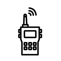 Cordless phone Vector Icon

