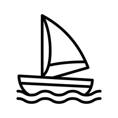 Boat Vector Icon

