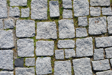 stone walk way from the top