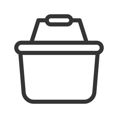 Pixel perfect, editable stroke, up scalable, line, vector bloop icon.