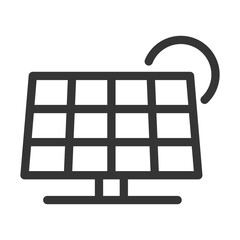 Pixel perfect, editable stroke, up scalable, line, vector bloop icon.