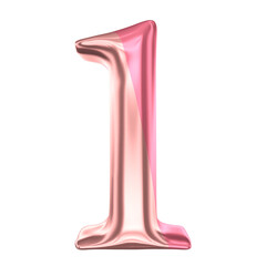 alphabet font For Letter 3d render