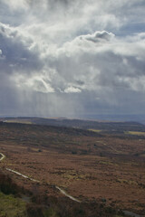 clouds over the mountains