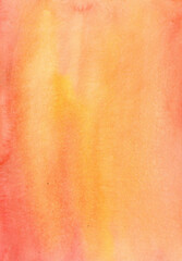 orange hand-drawn watercolor background