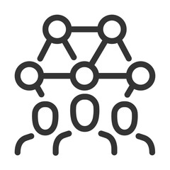 Pixel perfect, editable stroke, up scalable, line, vector bloop icon.