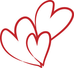 Heart png graphic clipart design