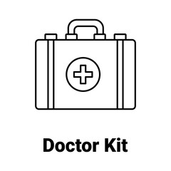 Doctor kit Vector Icon

