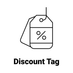 Discount tag Vector Icon

