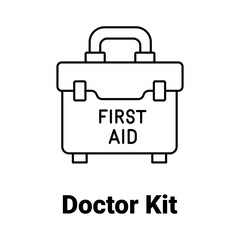 Doctor kit Vector Icon

