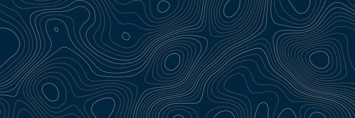 Topographic contours map background. Topography geographic lines background. White paper curved reliefs background. Topography landscape and vintage outdoors style. © Ahmad Araf