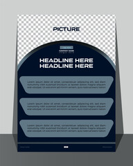 Naklejka premium Creative business flyer design template