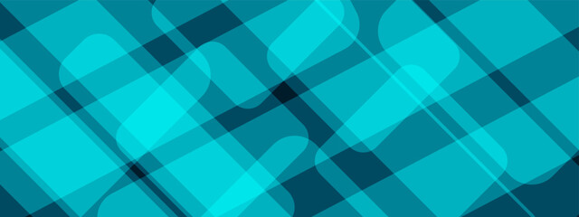 Abstract modern elegant blue banner with creative square design and shiny lines background. Abstract square pattern background template, banner, wallpaper design. 