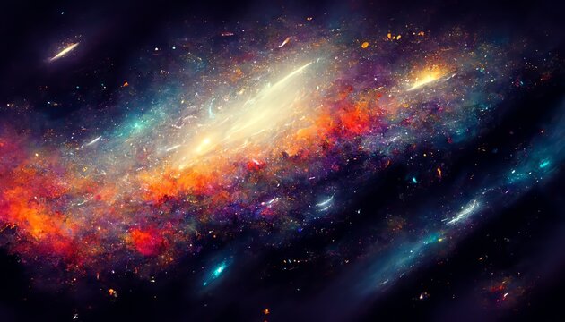 Space Galaxies Cosmos background