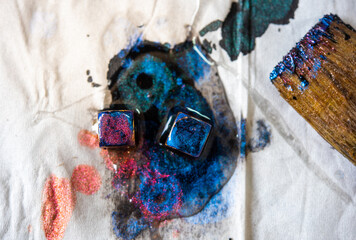 Pigment Pearl Mica Water-based Mica Pigment Pearl Mica Pigment Molding Of Epoxy Resin Drop Shaped...