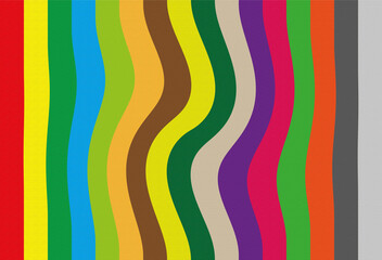 Meinungsvielfalt, symbolisch in Farben