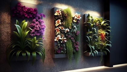 Flowers in a room, Generative Ai