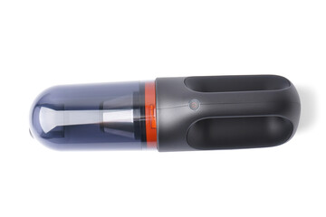 Car vacuum cleaner isolated on white background.