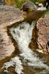 Waterfall Guatin Canyon Altiplano San Pedro de Atacama Chile