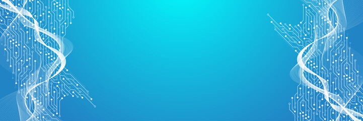 Computer motherboard background with circuit board electronic elements. Electronic texture for computer technology, engineering concept. Motherboard integrated computing illustration.