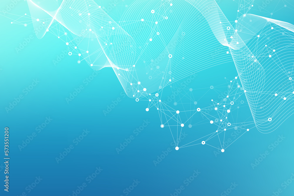 Aufkleber global communication network concept. social network communication in the global business. big data 