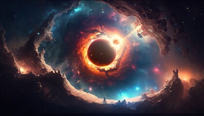 cosmos wallpaper created with generative ai technology