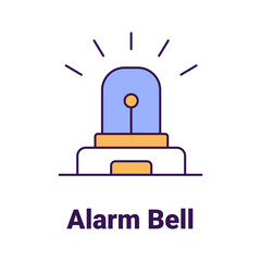 Alarm bell Vector Icon

