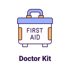 Doctor kit Vector Icon

