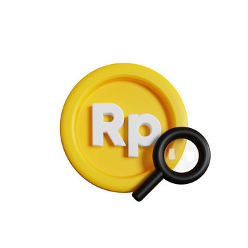 3d search Indonesian rupiah money