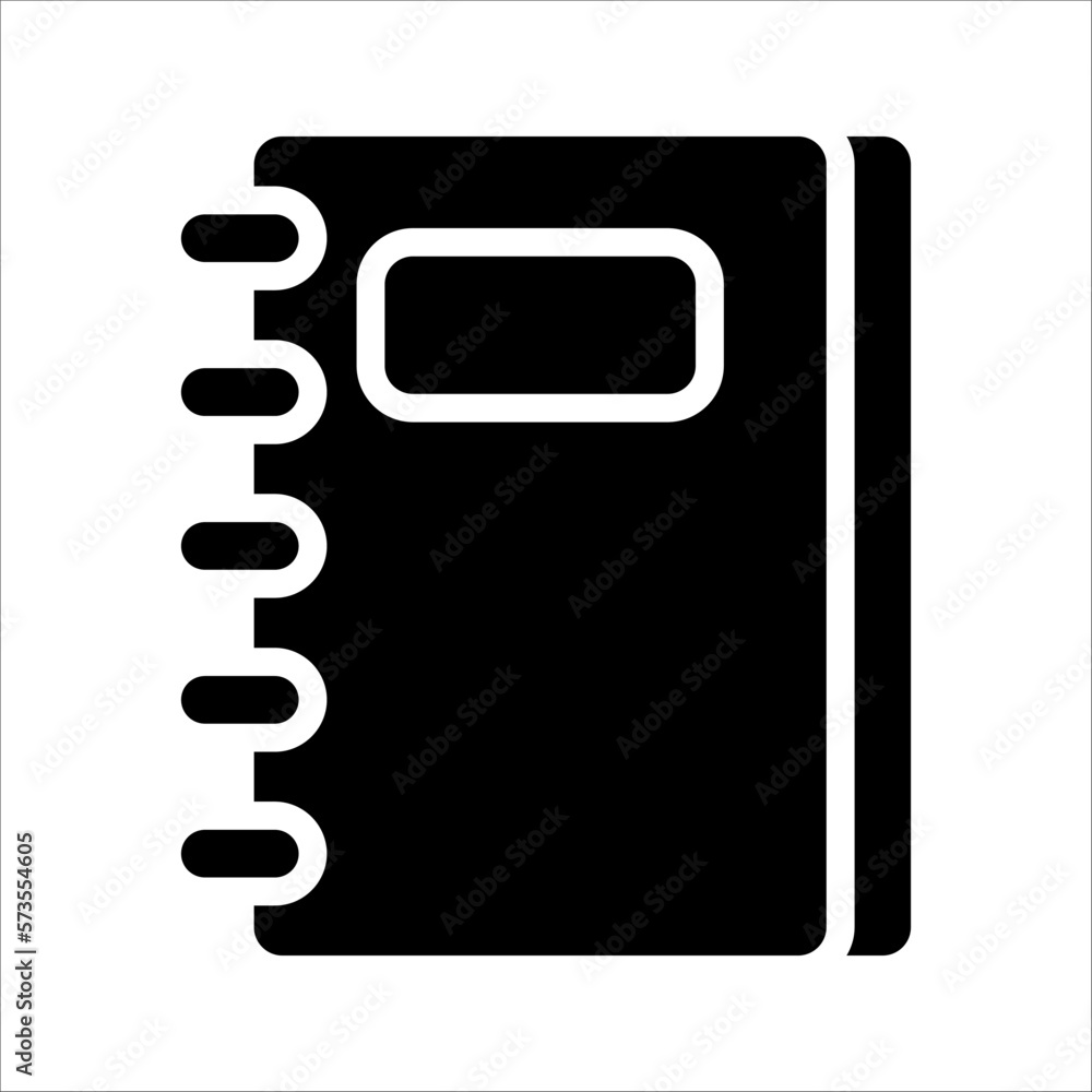 Aufkleber notebook line icon. high quality outline symbol for web design or mobile app. vector illustration on