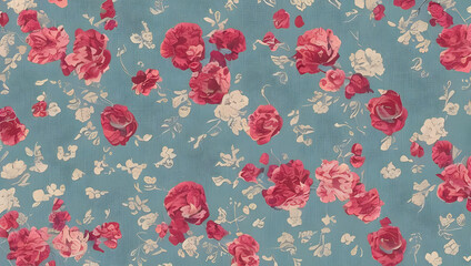 アンティーク生地の背景　ビンテージ　壁紙