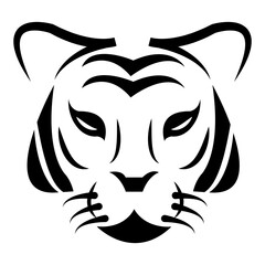 tiger icon illustration vector