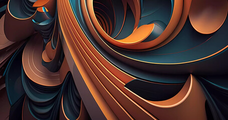 Beautiful abstract 3d background for art design