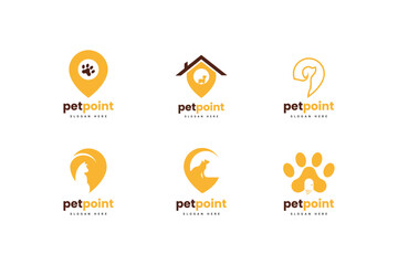 Pet Shop Vector Logo Illustration is a clean and professional logo template suitable for any business or personal identity related to animal lovers, pet shops, veterinary clinics, etc.