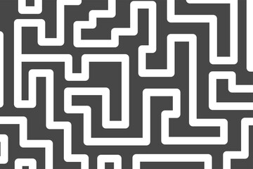 Obraz na płótnie Canvas Labyrinth. Colorful Geometric Pattern. Technical Background for Textile,