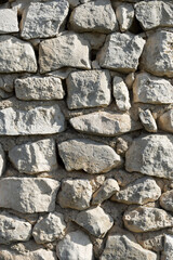 Close-up of an old rural wall