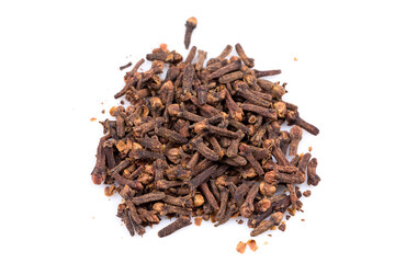 Cloves isolated on white background