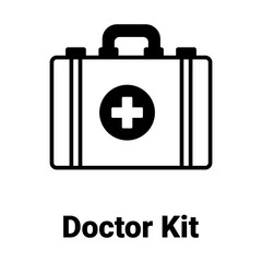 Doctor kit Vector Icon
