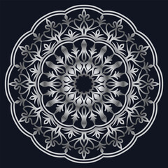 Decorative elements luxury ornament pattern gradient mandala design