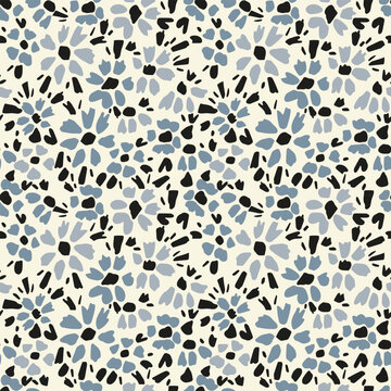 Seamless ditsy flowers