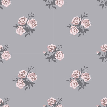 Seamless ditsy flowers