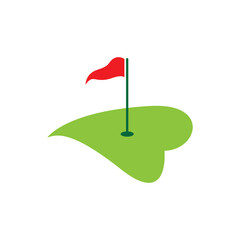 Golf logo images illustration