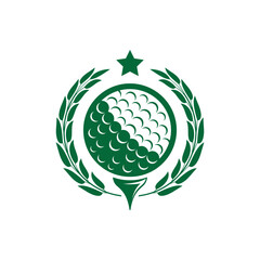 Golf logo images illustration
