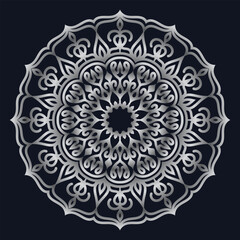 Decorative elements luxury ornament pattern gradient mandala design