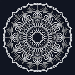 Decorative elements luxury ornament pattern gradient mandala design