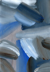 Blue gray acrylic oil painting texture
